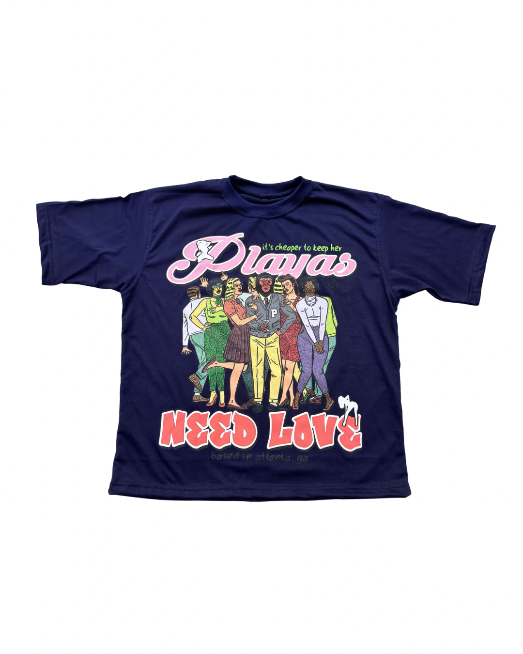 Playas Need Love Graphic Tees