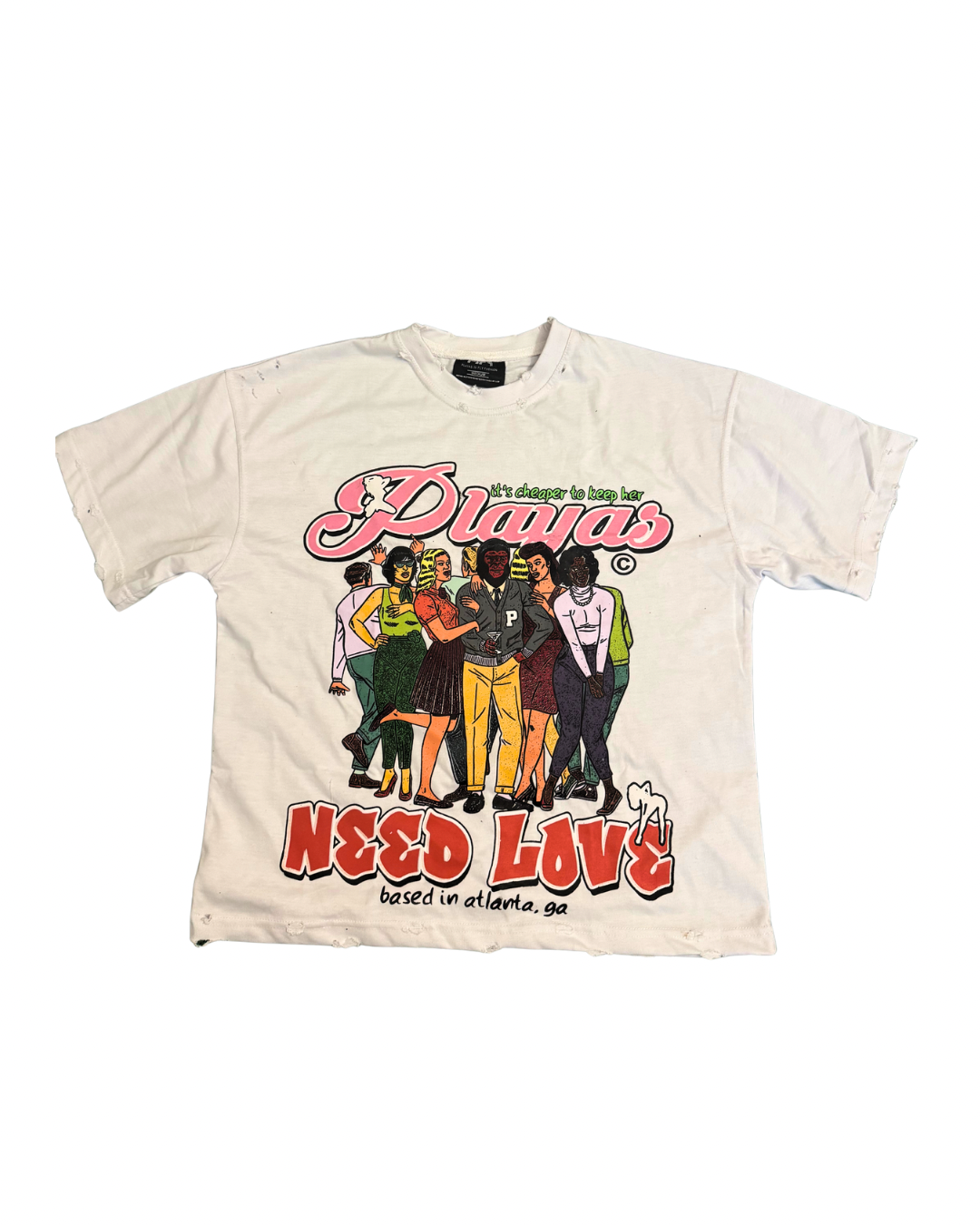 Playas Need Love Graphic Tee
