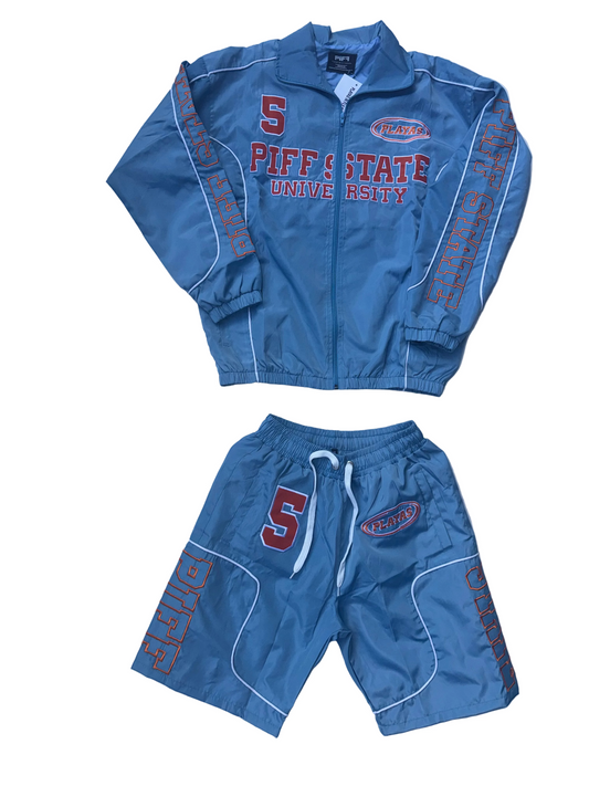 Piff State Windbreaker Short Set